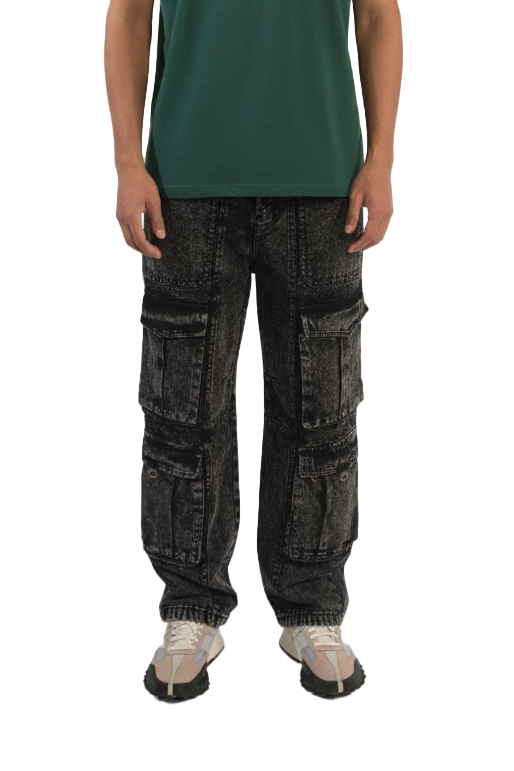 Rugged Denim Cargo
