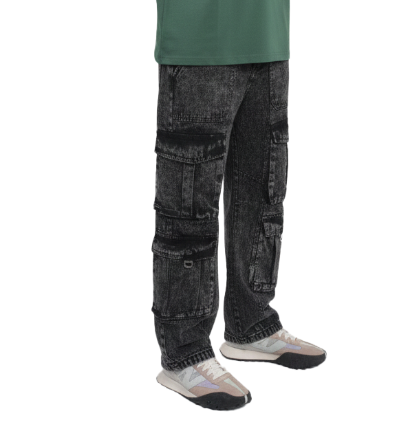 Rugged Denim Cargo